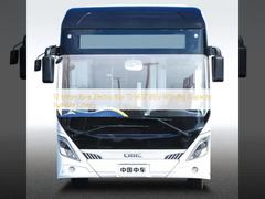 12 Meter Pure Electric Bus TEG6125BEV With Big Capacity Suitable Cities