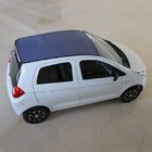 Power Electric Hatchback Solar Car 3380mm Pannel 160mm