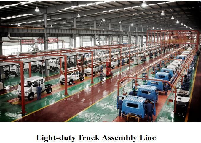 Light Duty Pickup Truck Assembly Line , Cargo Transport Truck Production Factory,Auto Assembly Plant Investment 2